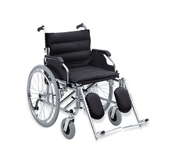 كرسي متحرك يدوي من الألمنيوم