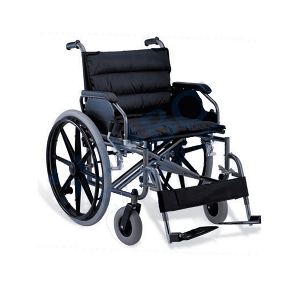 كرسي متحرك يدوي من الألمنيوم