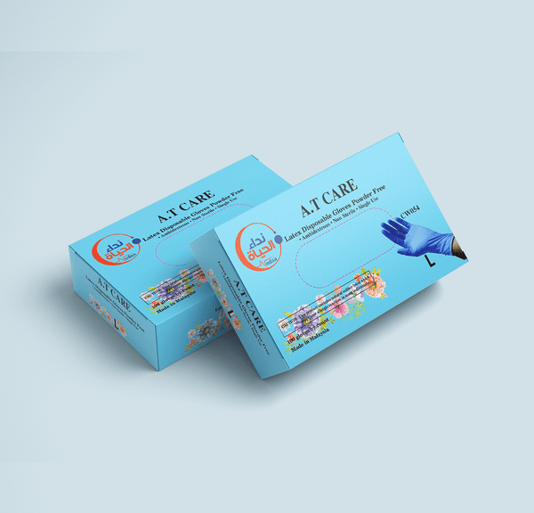 قفازات  نتريل  بدون بودرة