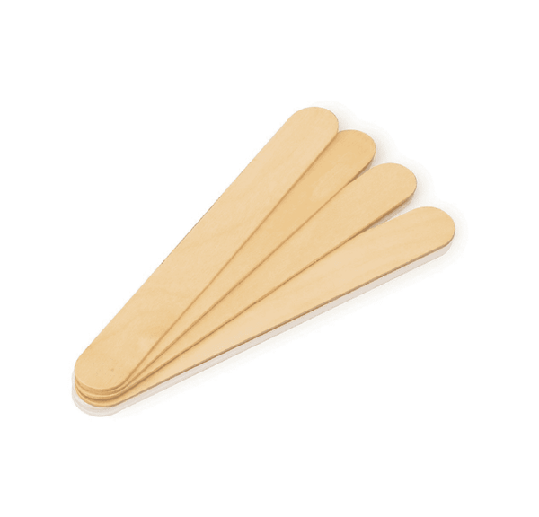 خافضة لسان خشبية غير معقمة