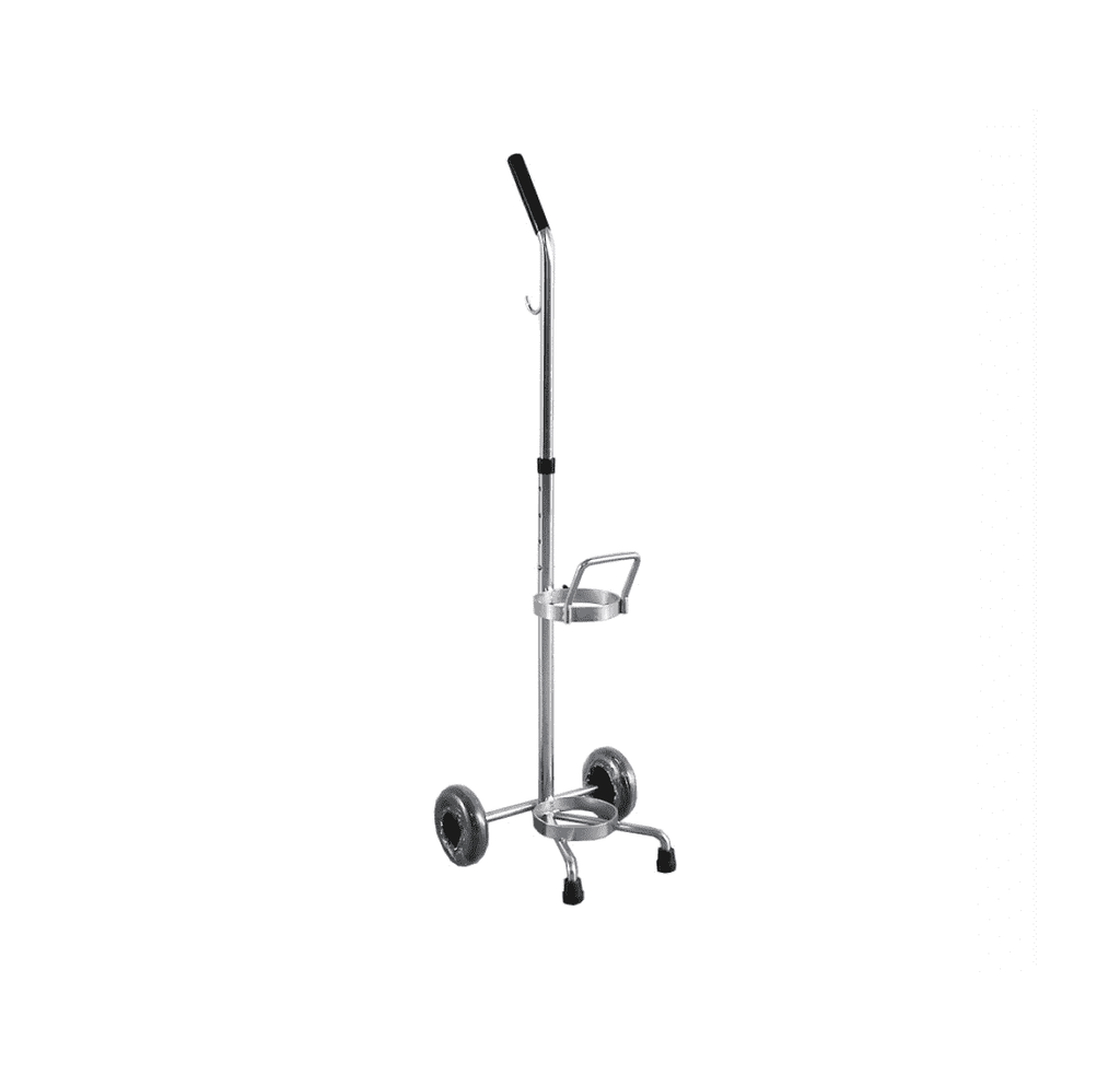 Stainless Steel Oxygen Cylinder Trolley