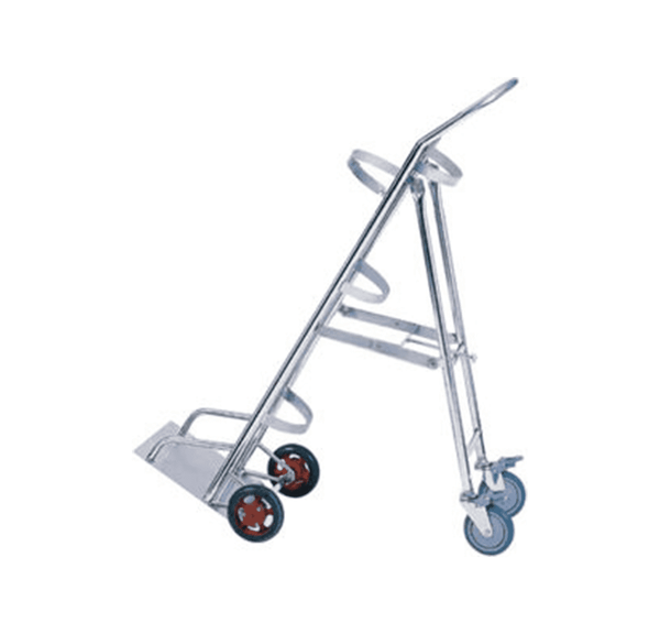 Stainless Steel Oxygen Cylinder Trolley